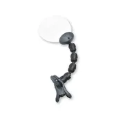 Attach-A-Mag&amp;#8482; * LED Lighted Tabletop Magnifying Glass * 2x Adjustable Clip-On Magnifier