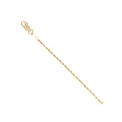 012D/CF 1.5mm diamond cut rope chain