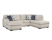 Herringbone Dual Chaise Sectional
