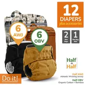 Cloth Diaper Bundle - Do It! | Rumparooz G3 AWJ + OBV :: 12 pack