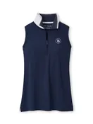 Chrissie Sleeveless Zip Polo