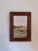 Antique Style Framed Art Print - Landscape - "Recenter"