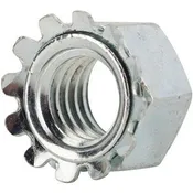 External Tooth K Lock Hex Locknut 18-8