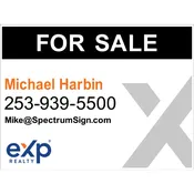 EXP – P5 (18″ x 24″) Personalized Corrugated Plastic Condo Window Sign 1 Sided