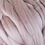 Merino solid dyed top - "Cabbage Rose"