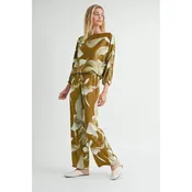 ABSTRACT PRINT PANTS: MOSS / FP67774