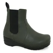 Aalbek Women's Chelsea Boot in Olive