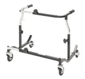 Anterior Rehab Safety Roller, Extra Wide, Pediatric, Silver Vein