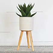 15" Boho Footed Planter