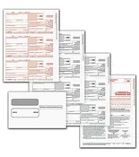 ABC 1099-NEC 5-Part Laser Set with Envelopes – IRS Approved Tax Forms for Nonemployee Compensation