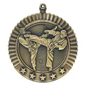 36623 Star Male Karate Medal 2.75″