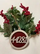 Zip Code Ornament