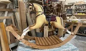 Palomino Victorian Carousel Rocking Horse (Medium) — Greenfield Woodworks