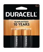 Duracell MN1400 C Size 1.5 Volt Alkaline Batteries - 2 Pack