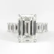 Michael Alan Jewelers-Emerald Diamond Basket Eternity (Emerald)