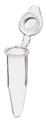 0.2ml Individual PCR Tube w Optically-Clear Flat Cap
