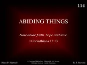 Abiding Things