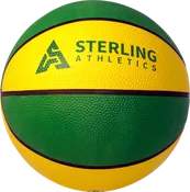Sterling Athletics Green/Gold Indoor/Outdoor Rubber Basketball