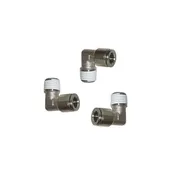 Male Elbow Quick Connect 1/4 x 1/8 NPT – 3pack NON swivel