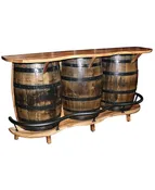 3 Barrel Bar Table