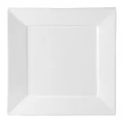 10″ WHITE SQUARE DINNER PLATE