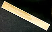 Finger Board Fretboard Tonewood Hard Maple (FBHM105naturalcurlymaster.330x3.5x25)