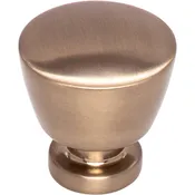 Allendale Knob 1 1/4 Inch Honey Bronze