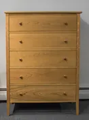 Cherry 5 Drawer Chest