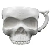 Anatomical Skull Mega Mug White