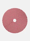 ANNABELLE PLAID - Red Quilted Tree Skirt