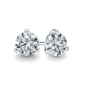 1.40ctw Springer’s Forever Select Diamond Studs in 18K White Gold
