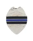 Law Enforcement Police Blue Line Badge HAT/Lapel Pin — American Heroes