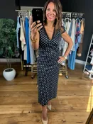 All Eyes On You Polka-Dot Dress