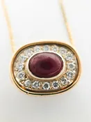 Ruby &amp; Diamond Pendant