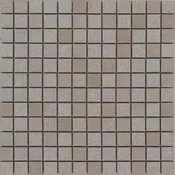 1×1 Cristal Ecru Glossy Porcelain Mosaic