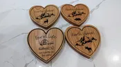 Heart Shaped Decor (Hardwood)
