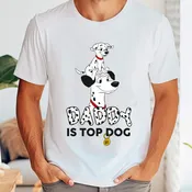 101 Dalmatians Pongo and Rolly Shirt for Dad, Disney Classic Cartoon Dog Dad Gift