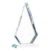 Diamond Series Glass Award with Prism Effect Top (T)