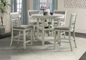 Amherst White Counter Height 5pc. Dining Set