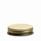 38 mm Metal Screw Cap, Gold