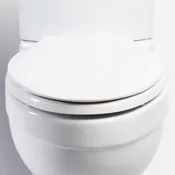 Elongated toilet seat, slow-close. White (shipping included)