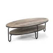 Alberta Oval Coffee Table by Zentique