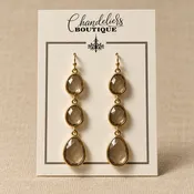 3 Drop Earrings