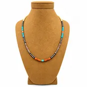 Gerard & Mary Calabaza Multicolor Heishi 16 3/4 " Necklace