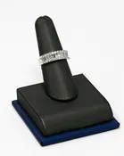 Baguette & Round Diamond in White Gold