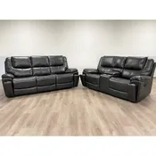 2 Piece Reclining Sofa Set - 5108 Dark Gray