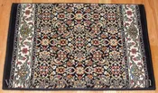 Ancient Garden Stair Runner 57011 Black 31″