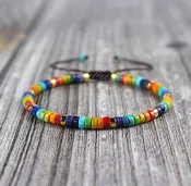 7 Chakras Dainty Bracelet