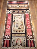 Antique Egyptian Tapestry 9'6" x 4'4"