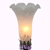 Add-On Glass Tulip Shade - White